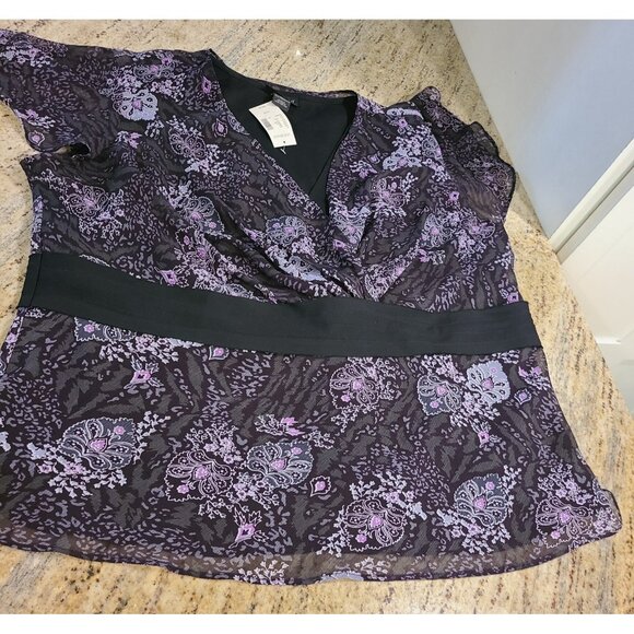 New! Lot of 2 Lane Bryant Size 18/20 Blouse & Button Y2k Babydoll Whimsigoth - Picture 7 of 16